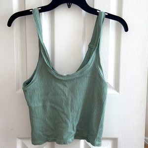 Out from under Urban Outfitters Teal Crop Top